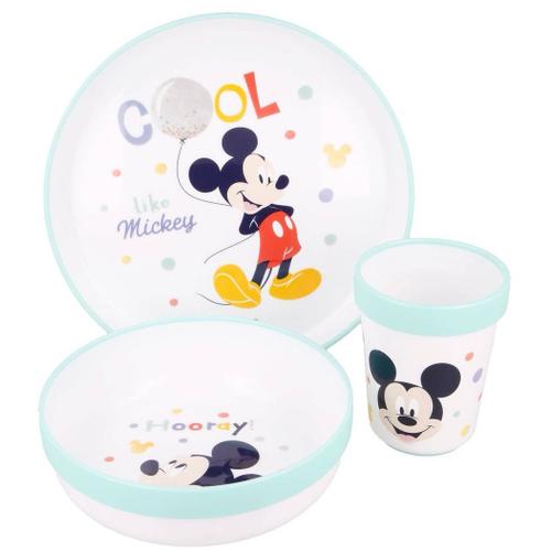 Coffret Repas Mickey Disney Antidérapant