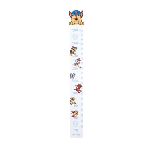 Roba Pat Patrouille Toise En Bois - Échelle De 70 À 150 Cm Pour Enfant - Décoration De La Chambre Bébé - Motif Chiens - Bleu / Blanc