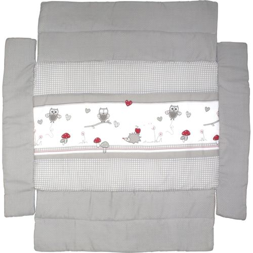 Roba Tapis De Parc Bébé Universel Adam & Eule - Tour De Parc 75x100 À 100x100 Cm - Imprimé Chouettes - Multicolore