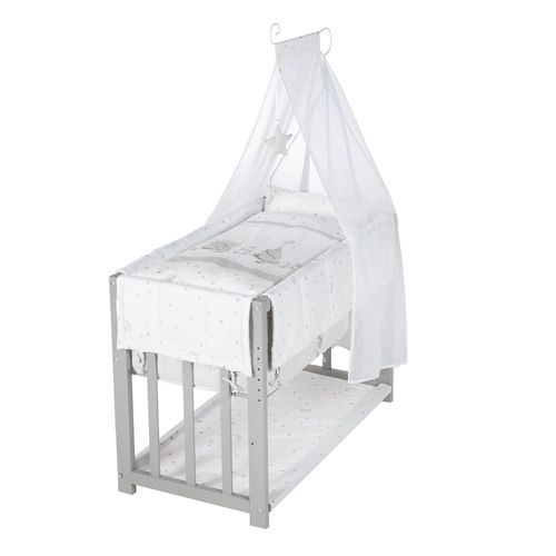 Roba Berceau Cododo Complet "Sternenzauber" 4 En 1 - Convertible En Banc - Taupe