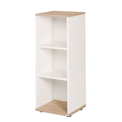 Étagère Latérale "Pia" - Adaptée Sous La Commode À Langer - Blanc/Chêne "San Remo"