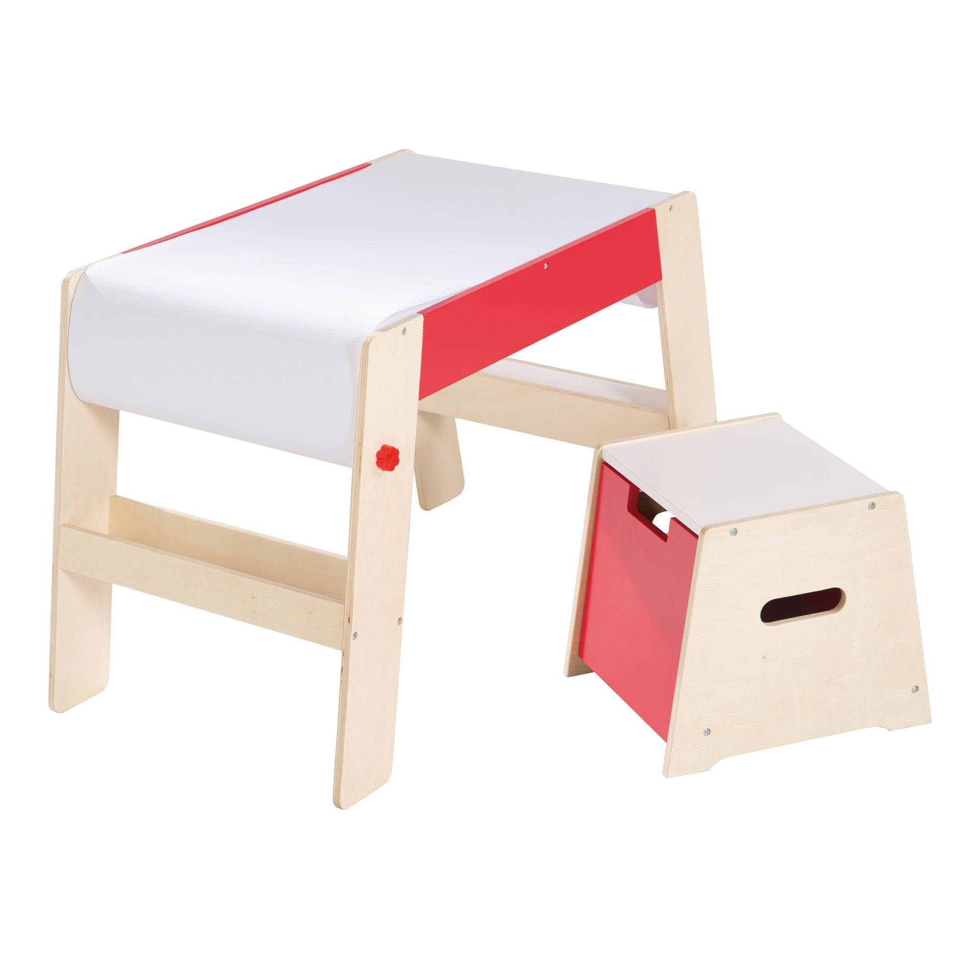 Roba Maltisch/Hocker-Kombination Inkl. Papierrolle - 5