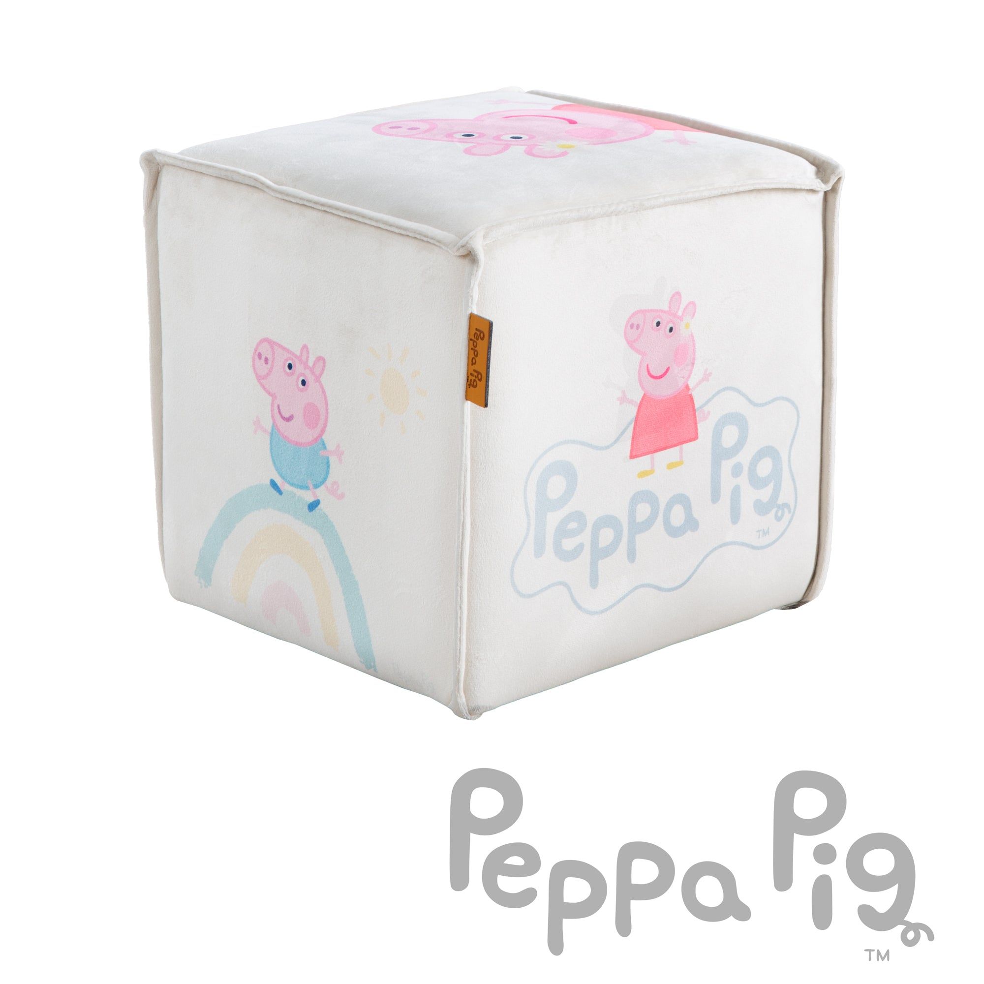 Roba Pouf Bb En Forme De Cube Peppa Pig - Pouf Enfant En V... - 7
