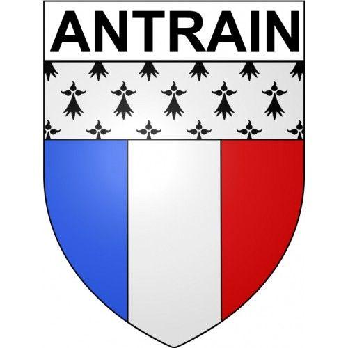 Antrain 35 Ville Stickers Blason Autocollant Adhésif - 4 Cm