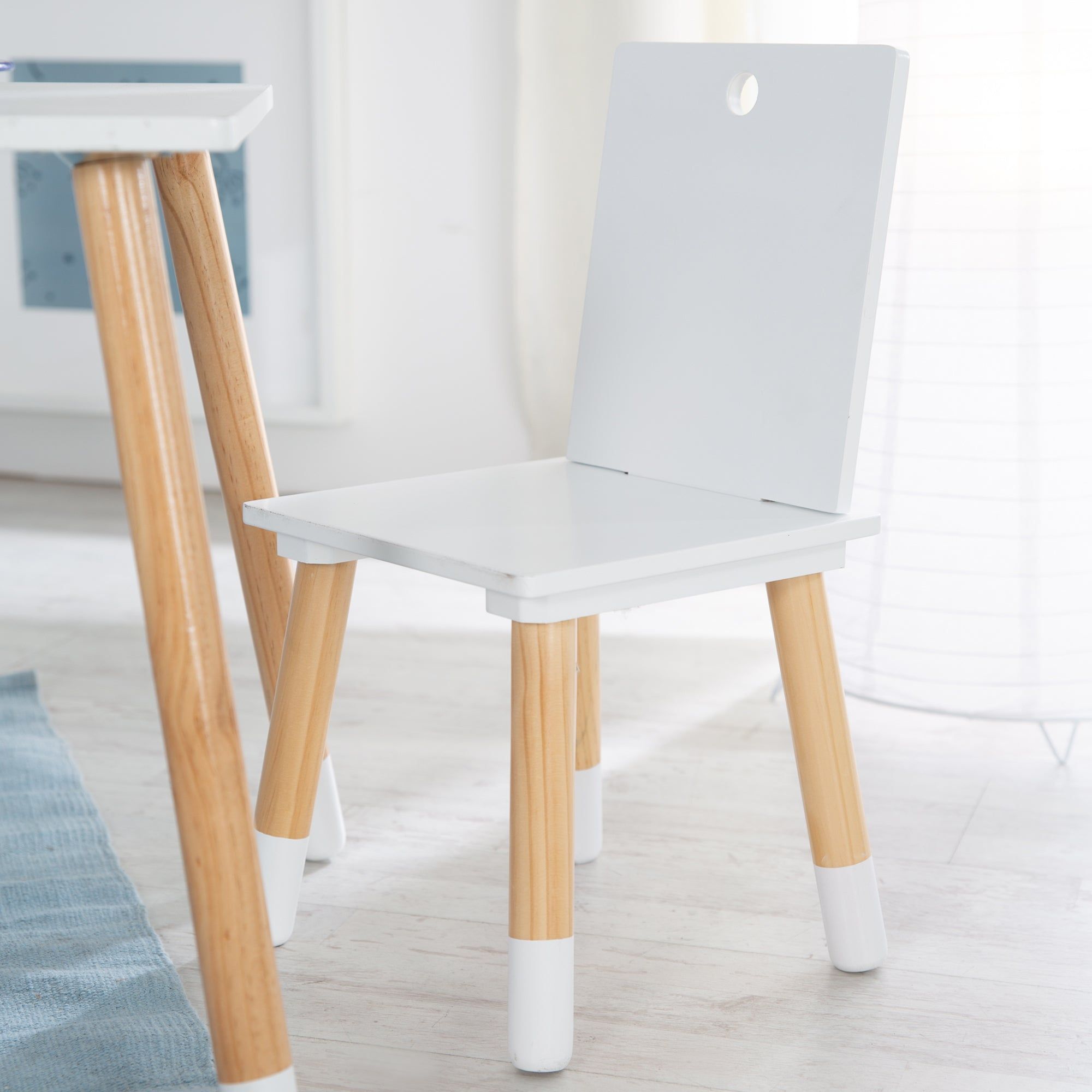 Roba Ensemble Table + 2 Chaises Pour Enfants En Bois Laqu� B... - 5