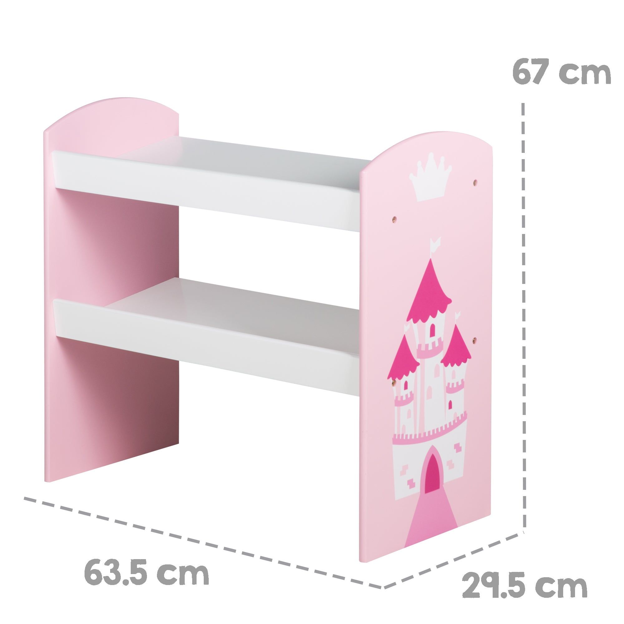 Roba Unit� De Rangement Pour Jouets Crown Rose 63,5x30x60 Cm... - 3