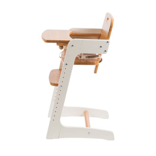 Chaise Haute �volutive En Bois Massif - Roba - Kid Up - Blan... - 2