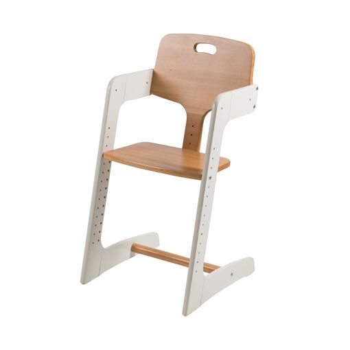 Chaise Haute �volutive En Bois Massif - Roba - Kid Up - Blan... - 5