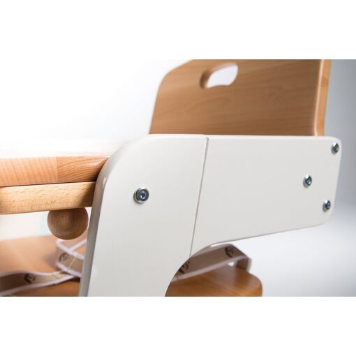 Chaise Haute �volutive En Bois Massif - Roba - Kid Up - Blan... - 7