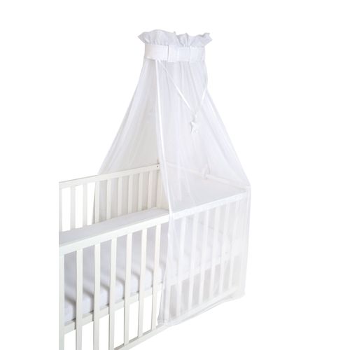 Roba Ciel De Lit Bébé Air "Safe Asleep®" - Baldaquin À Mailles - Blanc