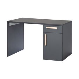 Bureau Pour Enfants Et Jeunes - Roba - Jara - Avec 1 Porte Et 1 Tiroir À Fermeture Douce - Anthracite