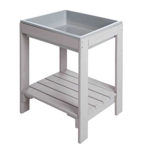 Table Sable Et Eau Pour Enfants 'tiny' Outdoor En Bois Massif Résistant Aux Intempéries - Roba - Gris