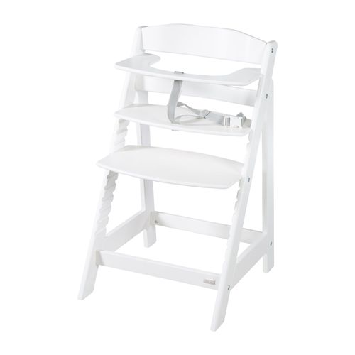 Roba Chaise Haute Évolutive Sit Up Flex - Utilisable Jusqu'à La Chaise D'adolescent - Bois Blanc