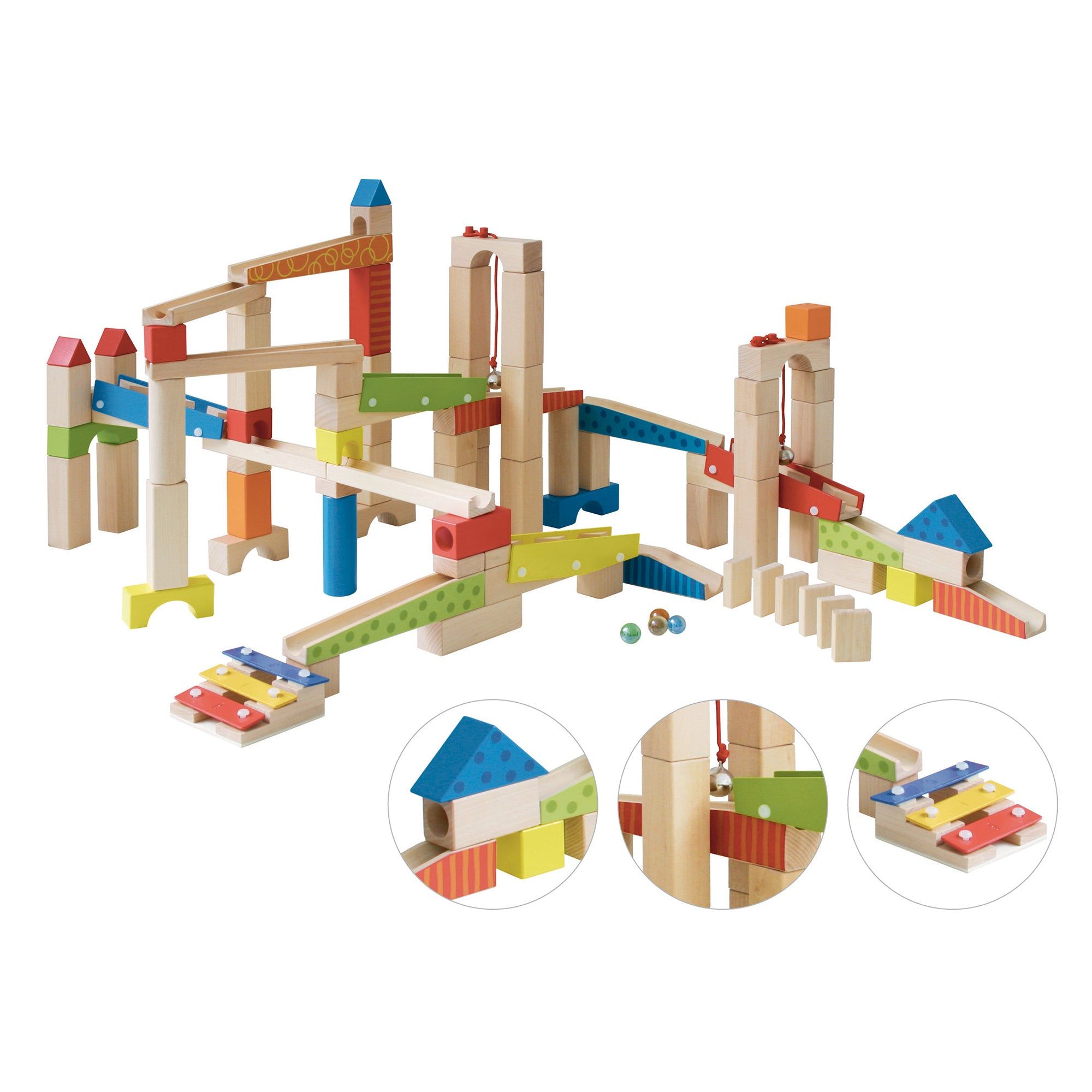 Circuit � Billes En Bois Roba - Toboggan � Billes - 100 Pi�c... - 9