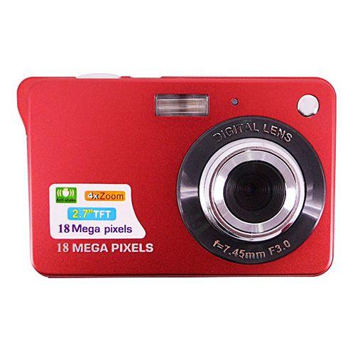 Rouge Forfait standard Caméra vidéo numérique Winait MAX 18 mégapixels, écran TFT 2.7 ''/capteur cmos 3mp/zoom numérique 4x caméra compacte vidéo