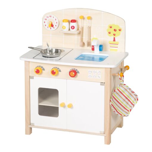 Cuisine Enfant En Bois Roba - Bambi - Naturel/Blanc - Access... - 3