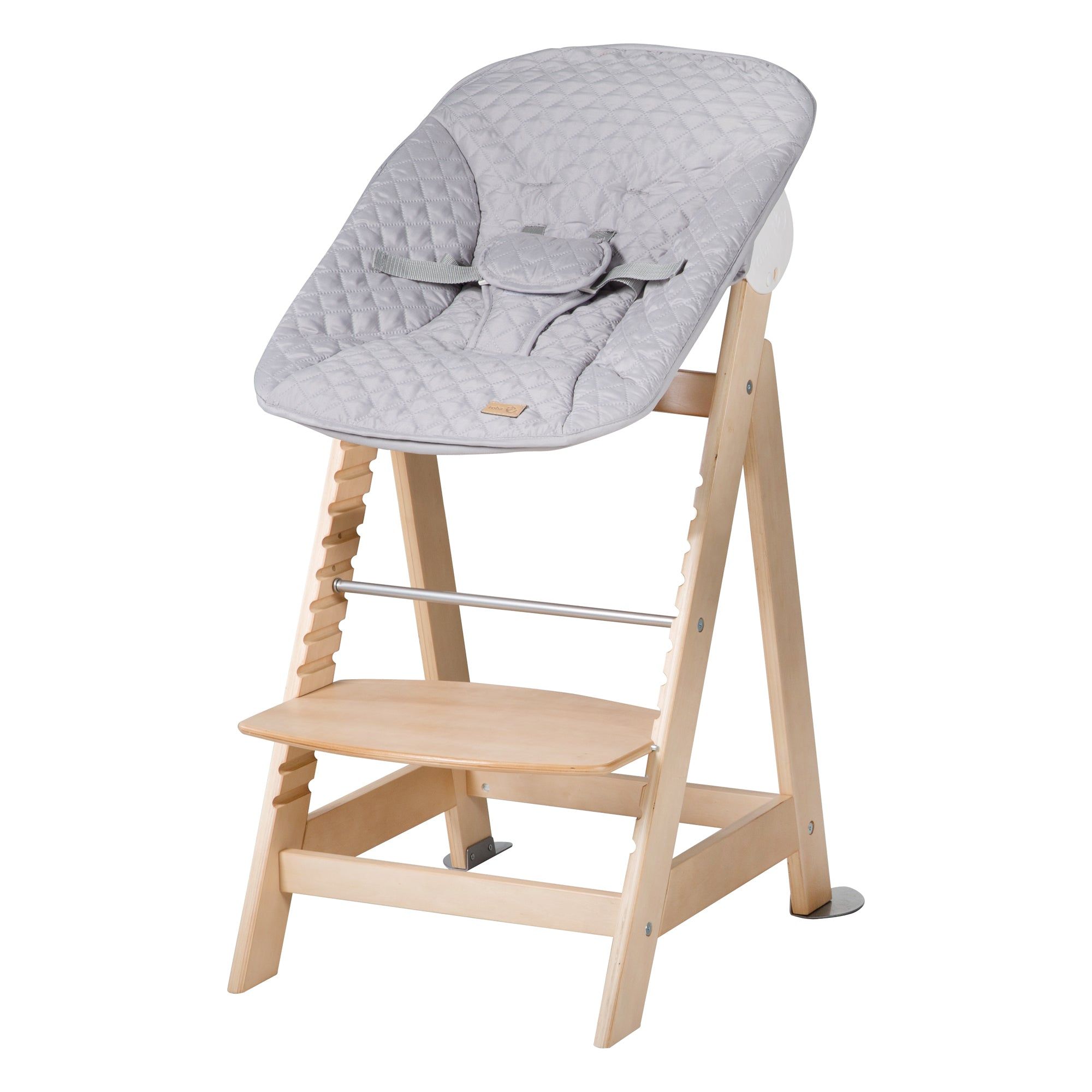 Roba Chaise Haute volutive 'Born Up' 2 En 1 Naturel + Trans... - 3