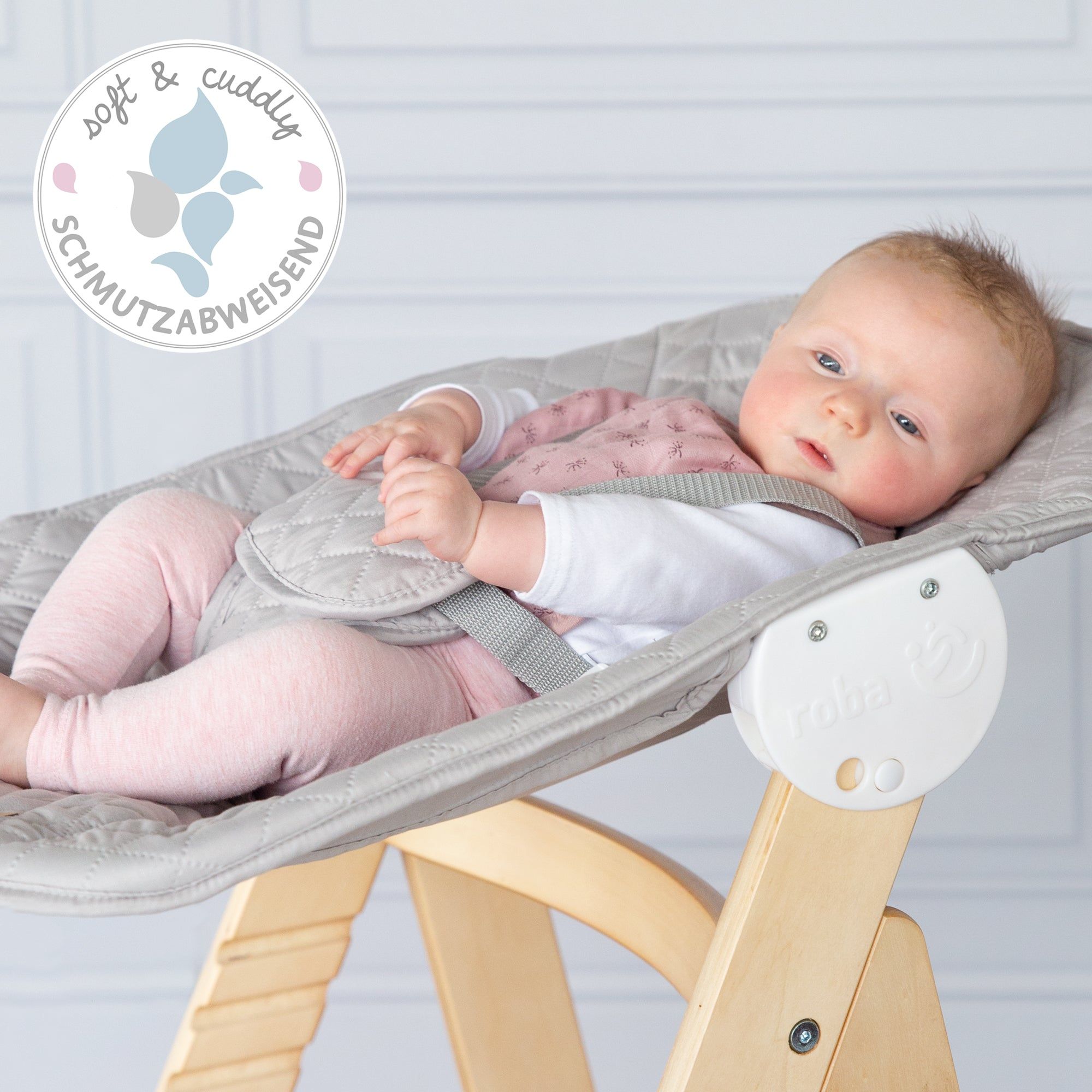 Roba Chaise Haute volutive 'Born Up' 2 En 1 Naturel + Trans... - 10