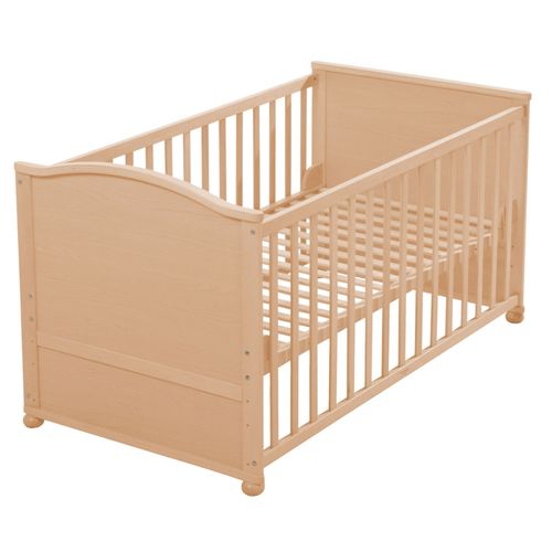 Lit Évolutif Roba - 70x140 Cm - Bois Naturel - Mixte