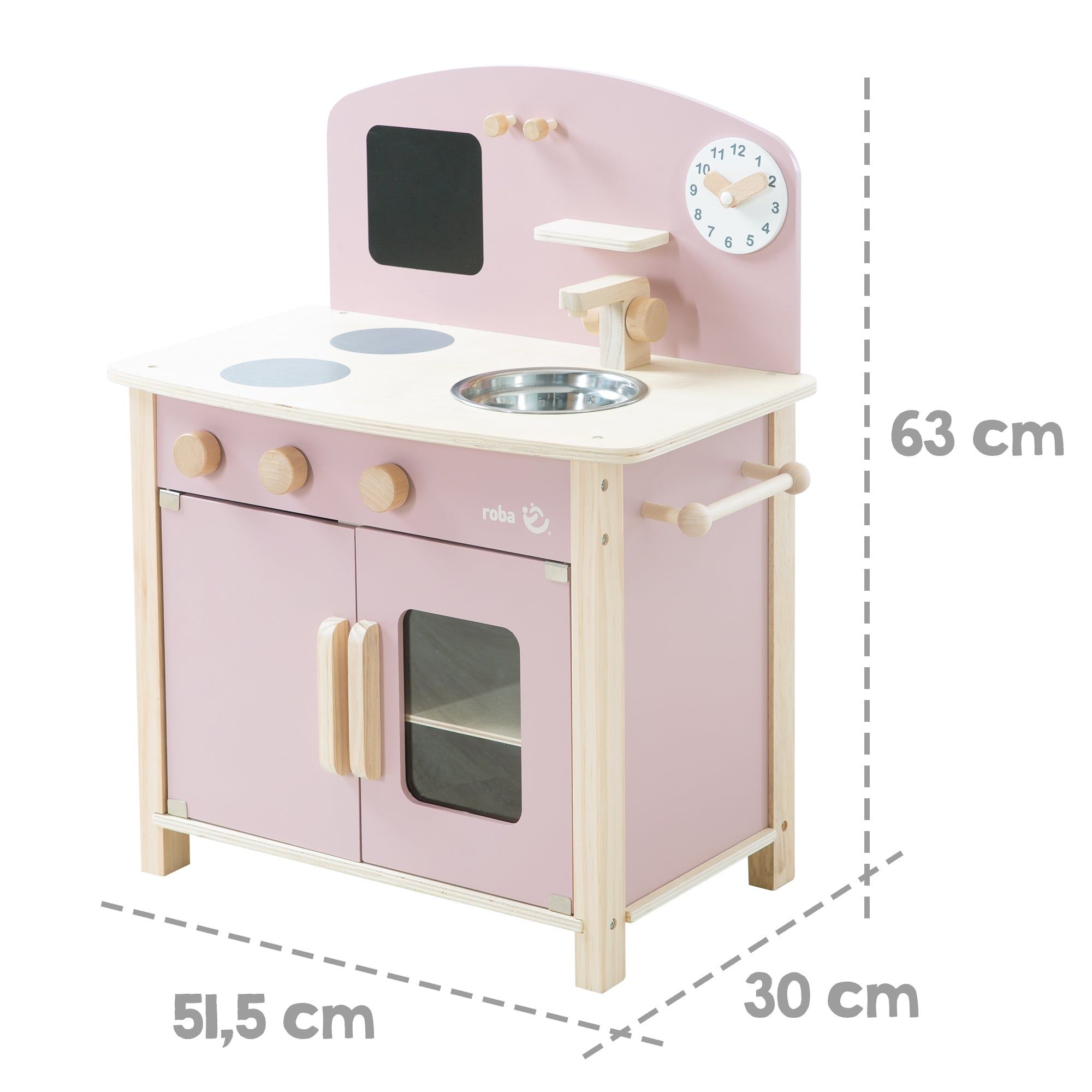 Roba Cuisine De Jeu - Rose - Plaque De Cuisson, Four, vier,... - 4