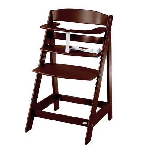 Roba Chaise Haute Évolutive Sit Up Flex - Utilisable Jusqu'à La Chaise D'adolescent - Bois Brun