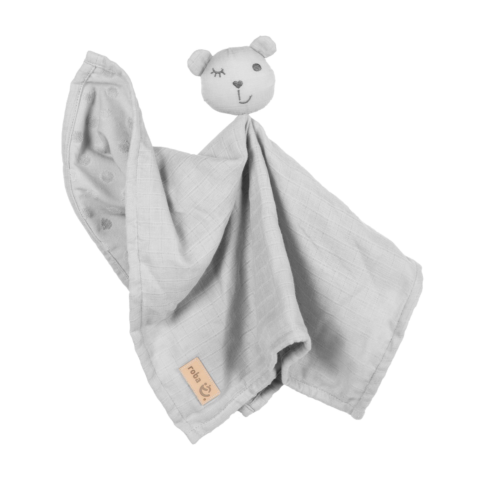 Doudou Lapin Bio Lil Planet - Roba - Gris Argent� - 40 X 40 ...
