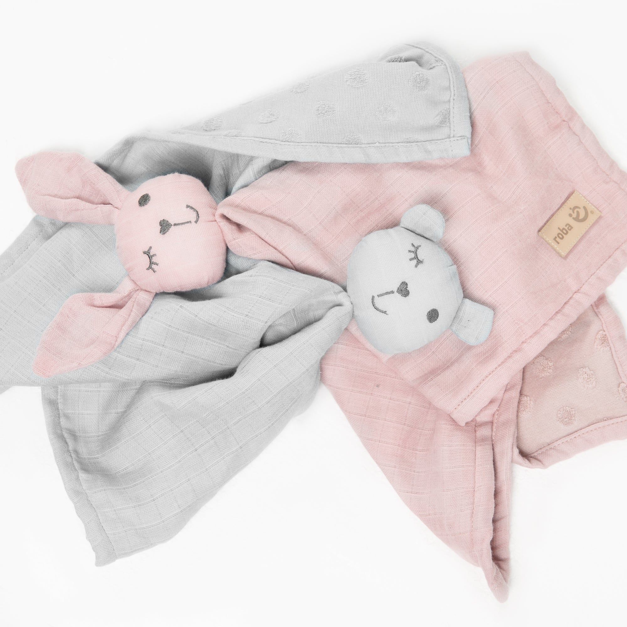 Doudou Lapin Bio Lil Planet - Roba - Gris Argent� - 40 X 40 ... - 6