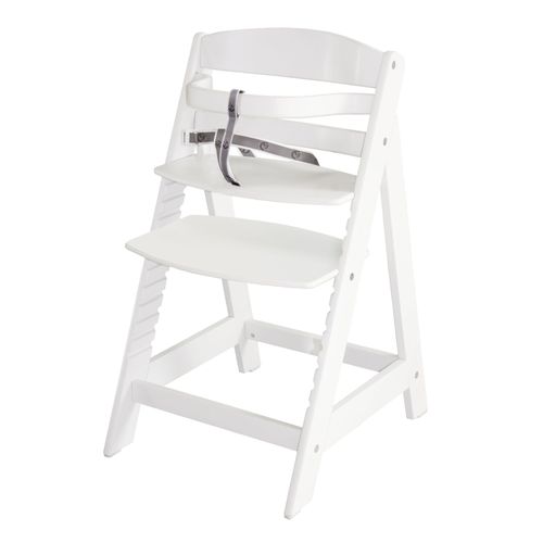 Chaise Haute Évolutive Sit Up Iii En Bois - Roba - Réglable En Hauteur - Blanc