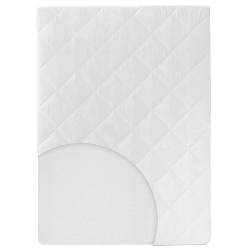 Roba Matelas De Parc Bébé 75 X 100 Cm - Déhoussable - Blanc