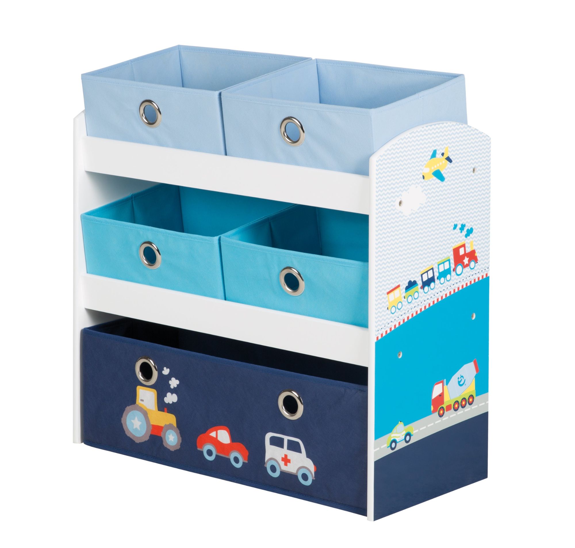 Roba Unit� De Rangement Pour Jouets Racer Bleu 63,5x30x60 Cm...