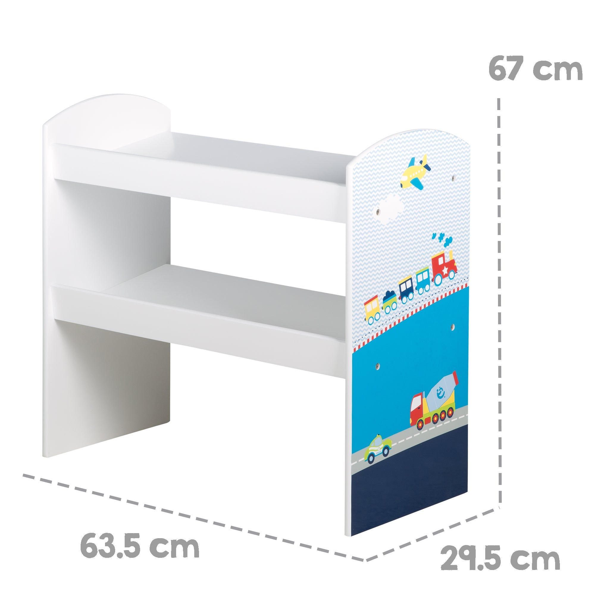 Roba Unit� De Rangement Pour Jouets Racer Bleu 63,5x30x60 Cm... - 3