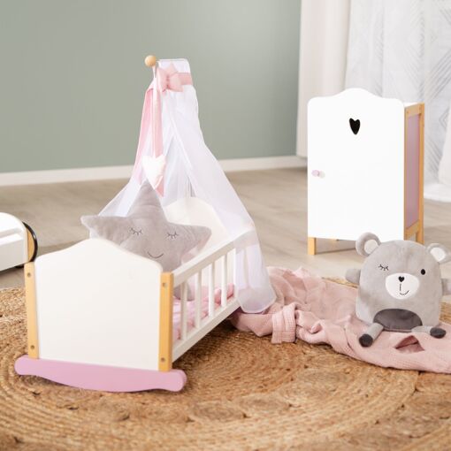 Berceau De Poup�e En Bois Scarlett - Roba - Lit � Bascule Po... - 5
