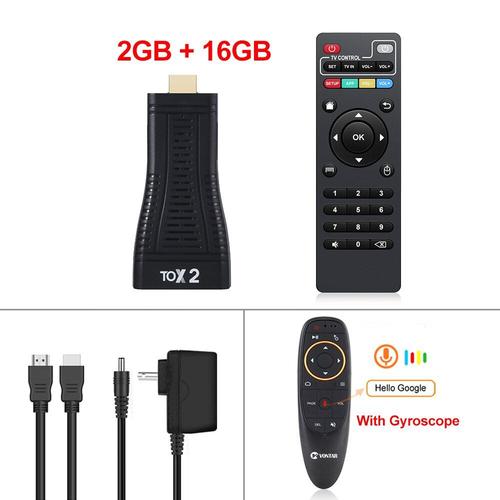 Ue Plug - 2G16G G10S RC - clé TV connectée Android 10, H313 Quad Core,4K, lecteur multimédia connecté avec Wifi 2.4/5 ghz, 100M/BT5.0, Dongle TV