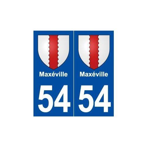 54 Maxéville Blason Autocollant Plaque Stickers Ville - Droits