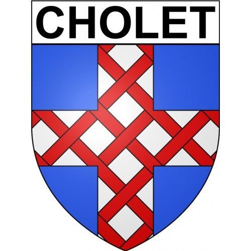 Cholet 49 Ville Stickers Blason Autocollant Adhésif - 17 Cm