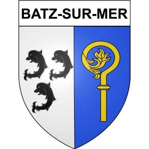 Batz-Sur-Mer 44 Ville Stickers Blason Autocollant Adhésif - 12 Cm