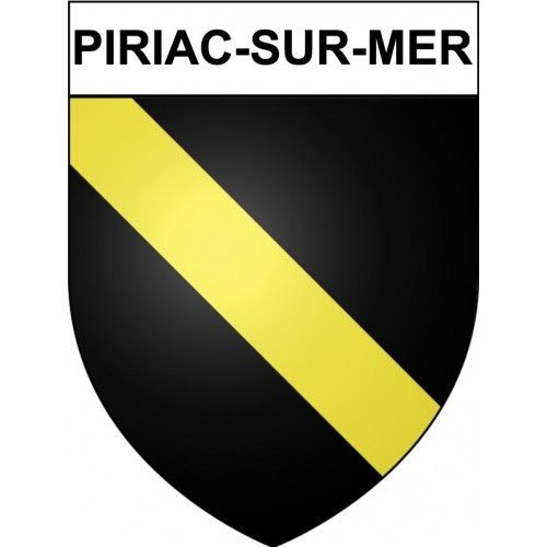 Piriac-Sur-Mer 44 Ville Stickers Blason Autocollant Adhésif - 4 Cm