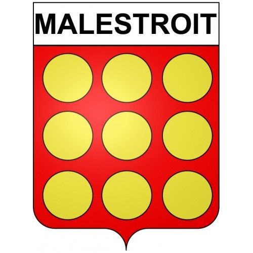 Malestroit 56 Ville Stickers Blason Autocollant Adhésif - 12 Cm