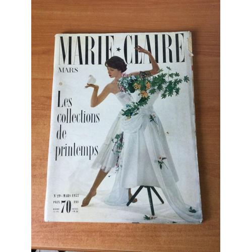 Marie Claire N° 29 Mars 1957 Les Collections De Printemps