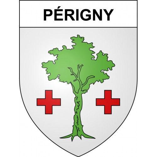 Périgny 41 Ville Sticker Blason Écusson Autocollant Adhésif - 17 Cm