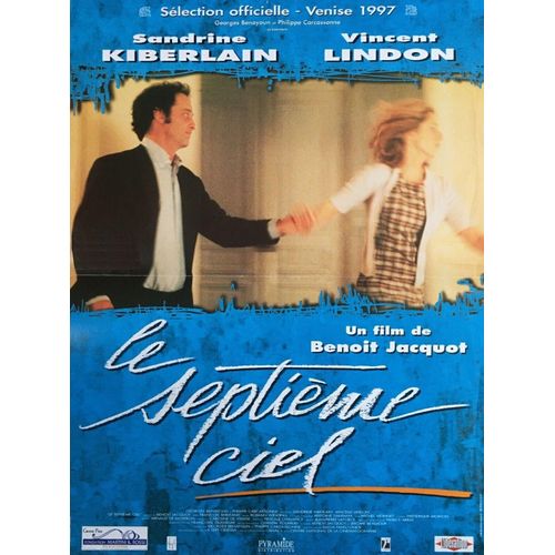 Le Septième Ciel - Véritable Affiche De Cinéma Pliée - Format 40x60 Cm - De Benoît Jacquot Avec Sandrine Kiberlain, Vincent Lindon, François Berléand, Francine Bergé, Pierre Cassignard - 1997