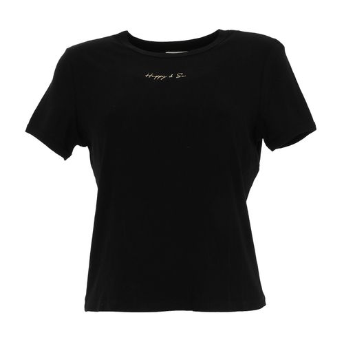 Tee Shirt Manches Courtes Happy And So Lea T-Shirt Reg Cotele Noir Noir