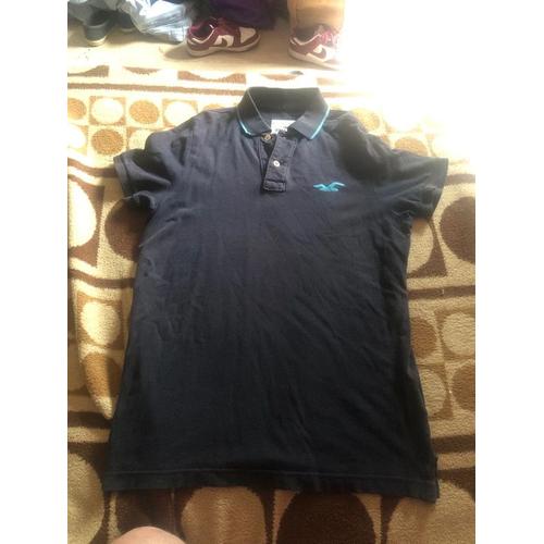 Polo Homme Hollister Taille M, Bleu Délavé