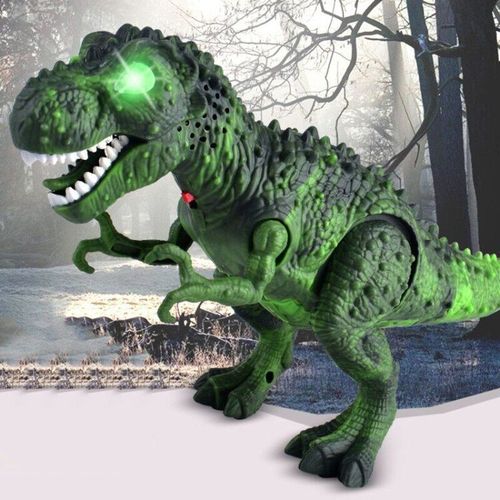 Jouet Dinosaure Mécanique, Modèle Électronique, Robot Intelligent, Tyrannosaure Avec Des Yeux Lumineux, Cadeau Qx2d Pour Enfants En Bas Âge, 9 Pouces