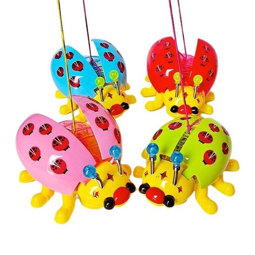 Jouet Coccinelle Électrique Amusant Pour Enfants, Musique Universelle, Robot Avec Éclairage Arrière, Anti-Stress, Accessoires Photo Qx2d