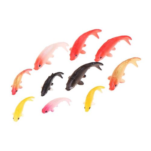Aquarium En Verre Pour Maison De Poupée, 5 Pièces, Bol De Poisson Miniature, Jouet D'ornement Pour Maison De Poupée, Autocollants, Nouveau
