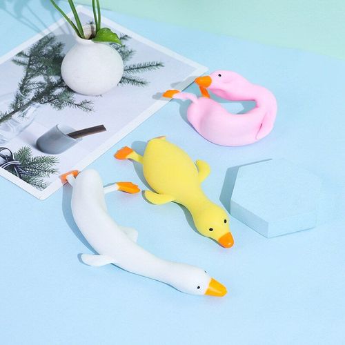 Jouet Anti-Stress En Tpr Amusant Pour Enfant Et Adulte, Canard De Dessin Animé, Anti-Stress, Décompression, Écrasement, Cadeau Aléatoire, 1 Pièce