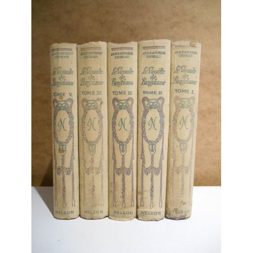 Le Vicomte De Bragelonne En 5 Tomes Complets / Alexandre Dumas / Réf57148