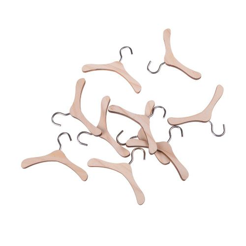 Mini Cintres Pour Vêtements, Placard, Garde-Robe, Décoration, Accessoires Pour Poupées, Échelle 1/12, 10 Pièces