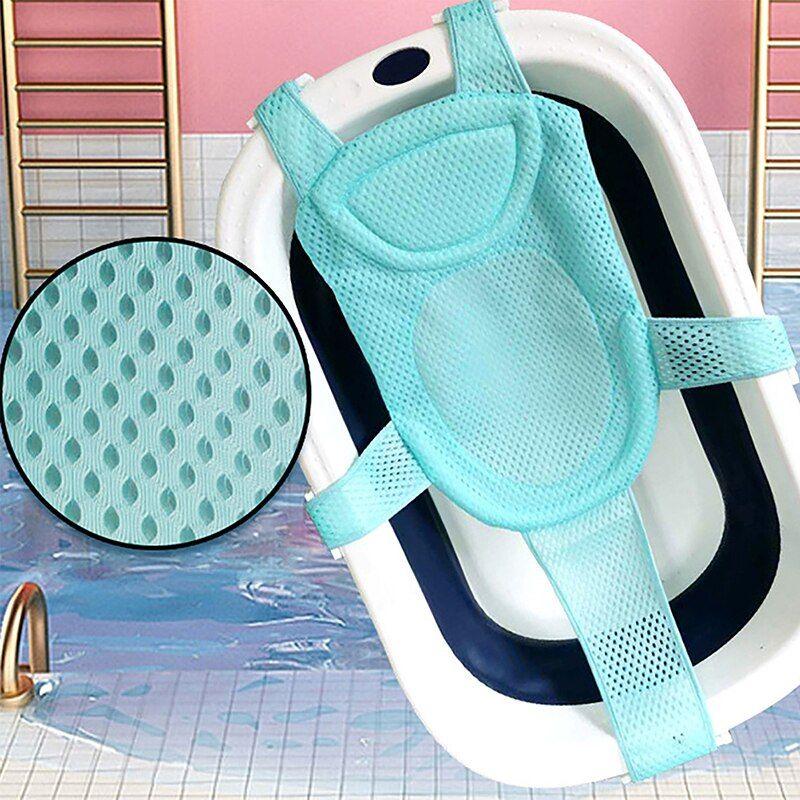 Coussin de baignoire de douche de bébé Coussin de baignoire antidérapant  Tapis de bain de sécurité pour nouveau-né 